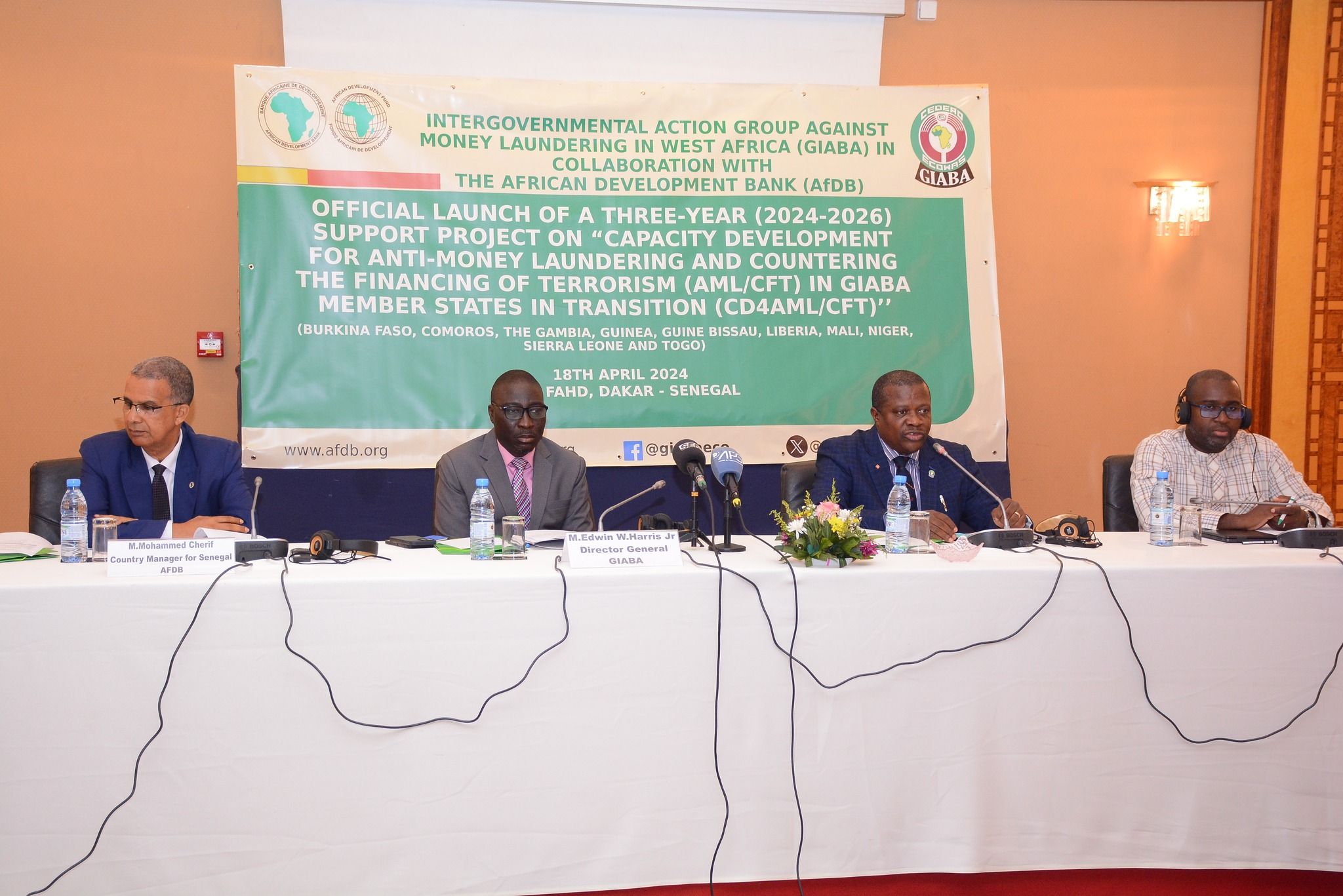 Afrique de l'Ouest : Projet de lutte contre le blanchiment d'arge